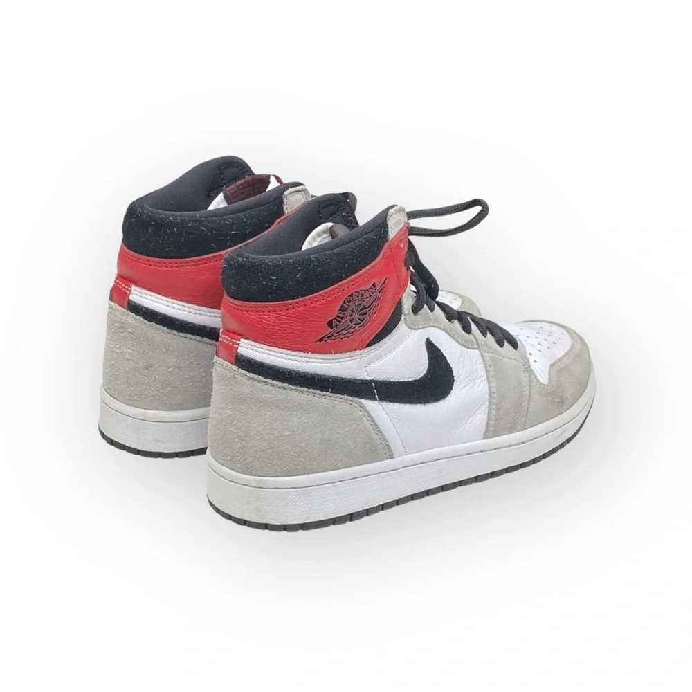 Nike ✔︎ Air Jordan 1 Retro Hi Top Basketball Shoes ✔︎ Light Smoke Grey ✔︎ 40.5